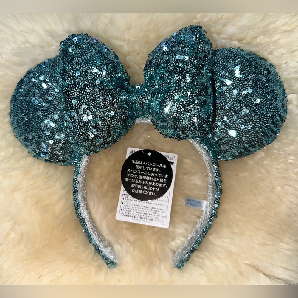 Tokyo Disney Ears 2024 BLUE SEQUINS
